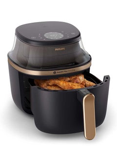 فيليبس قلاية هوائية AirFryer L - نافذة شفافة، 16 طريقة للطهو، شاشة لمس، تقنية Rapid Air Plus، 4.2 L 1400 W NA322/09  - Image 4