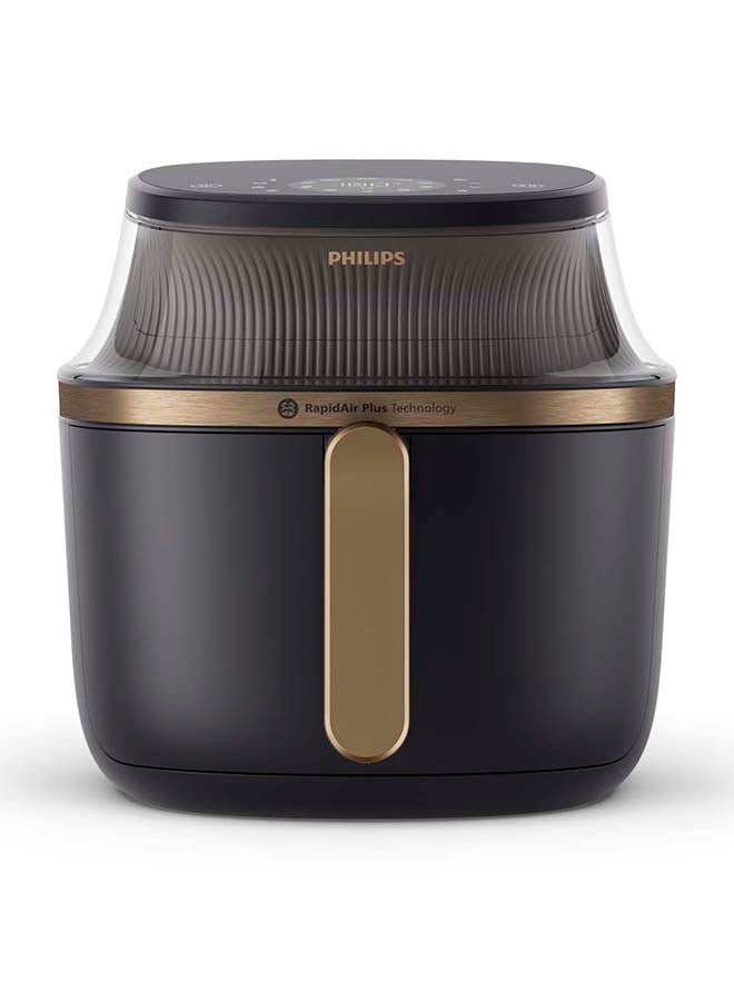 Philips - Airfryer L - See-through Cooking Window, 16 Cooking Functions, Touchscreen, RapidAir Plus Technology, 4.2 L 1400 W NA322/09 Black - Image 1