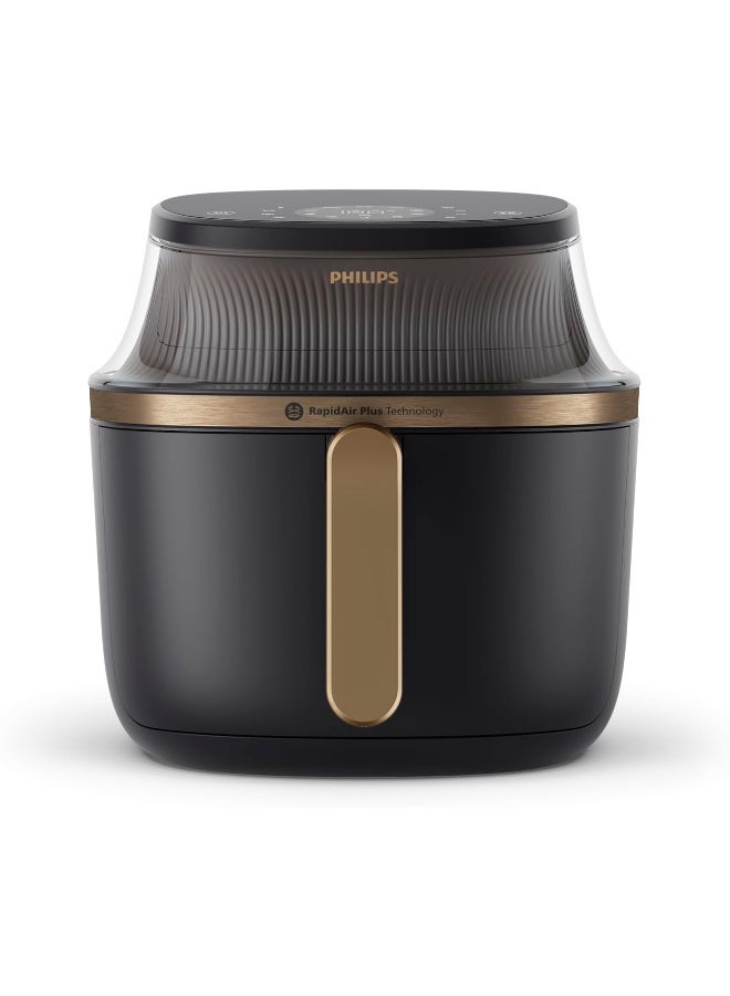 Philips Airfryer L - See-through Cooking Window, 16 Cooking Functions, Touchscreen, RapidAir Plus Technology, 4.2 L 1400 W NA322/09 Black - Image 1