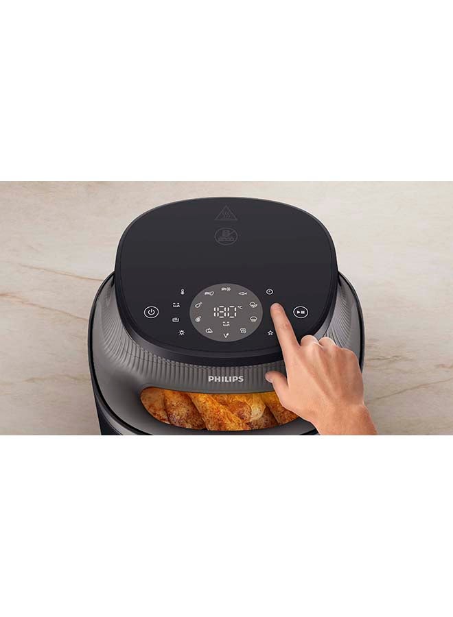 Philips - Airfryer XL - See-through Cooking Window, 16 Cooking Functions, Touchscreen, RapidAir Plus Technology, 6.2 L 1700 W NA332/09 Black - Image 1