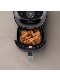 فيليبس قلاية هوائية AirFryer XL - نافذة شفافة، 16 طريقة للطهو، شاشة لمس، تقنية Rapid Air Plus، 6.2 L 1700 W NA332/09  - Image 5