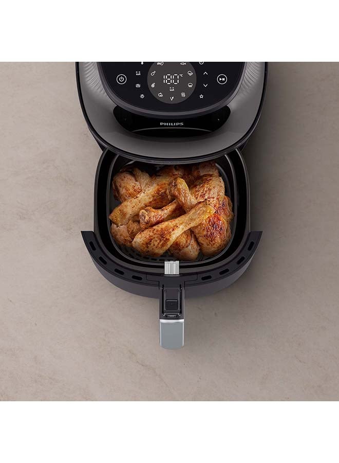 Philips - Airfryer XL - See-through Cooking Window, 16 Cooking Functions, Touchscreen, RapidAir Plus Technology, 6.2 L 1700 W NA332/09 Black - Image 1