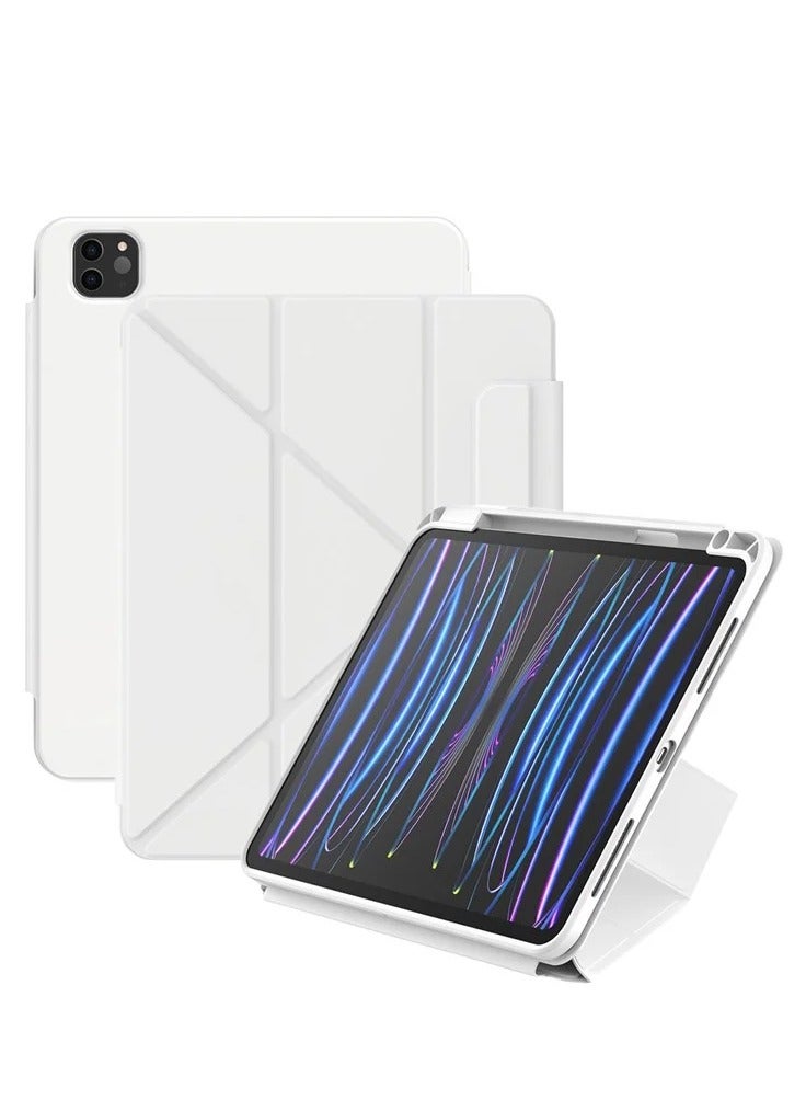 Baseus Minimalist Series Magnetic Case for Pad Pro 11-inch (2018/2020/2021/2022) /Pad Air 4/Air 5/Air6 10.9-inch, Cream White  - Image 4