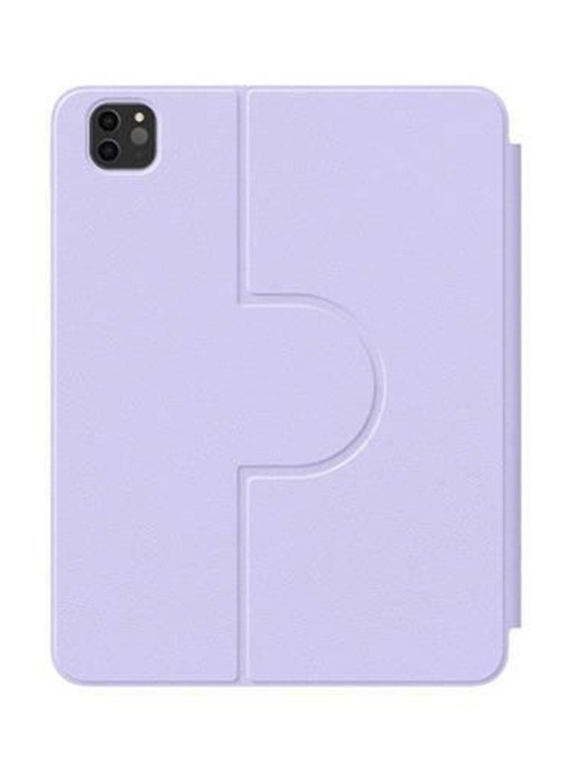 بيسوس Baseus Minimalist Series Magnetic Protective Case/Stand for Pad Pro 12.9-inch (2019/2020/2021/2022) Light Purple Light Purple - Image 1