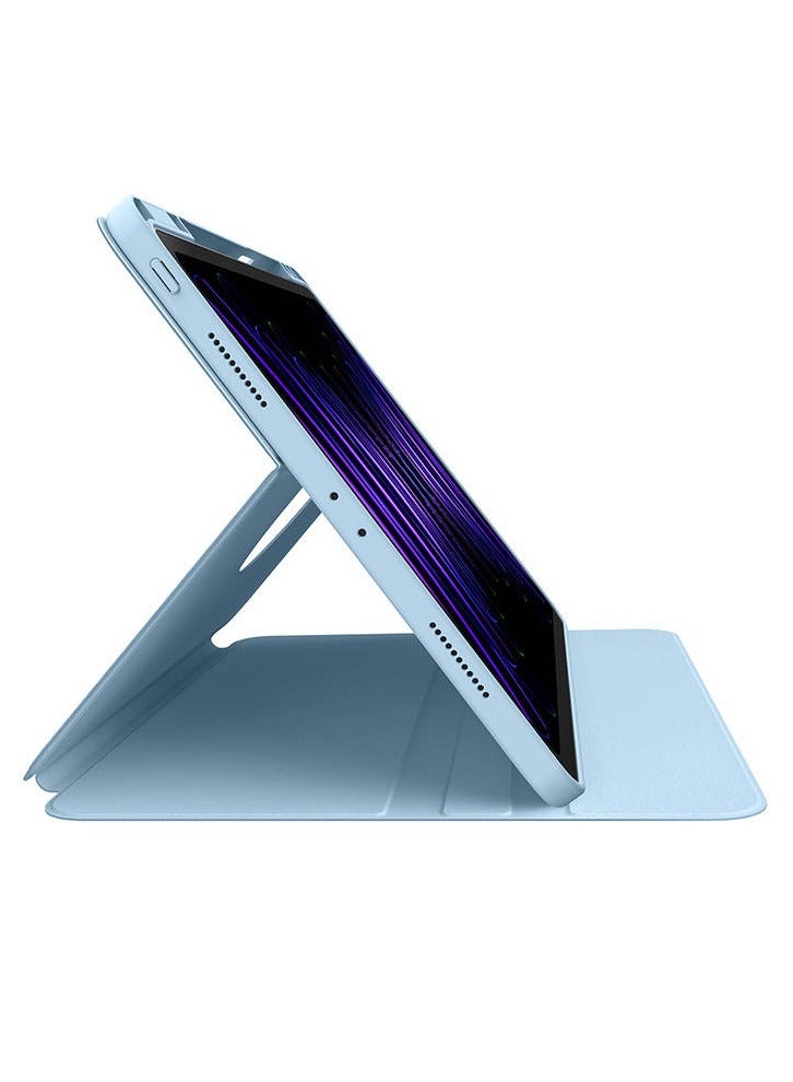 Baseus Minimalist Series Magnetic Protective Case/Stand for Pad Pro 12.9-inch (2019/2020/2021/2022) Cerulean Blue - Image 5