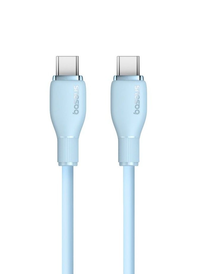 Baseus Baseus Pudding Series Fast Charging Cable Type-C to Type-C 100W 2m Galaxy Blue Galaxy Blue  - Image 2