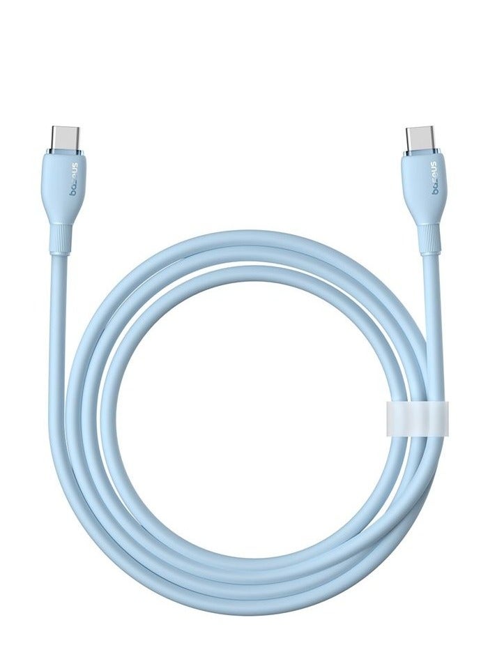 Baseus Baseus Pudding Series Fast Charging Cable Type-C to Type-C 100W 2m Galaxy Blue Galaxy Blue  - Image 5