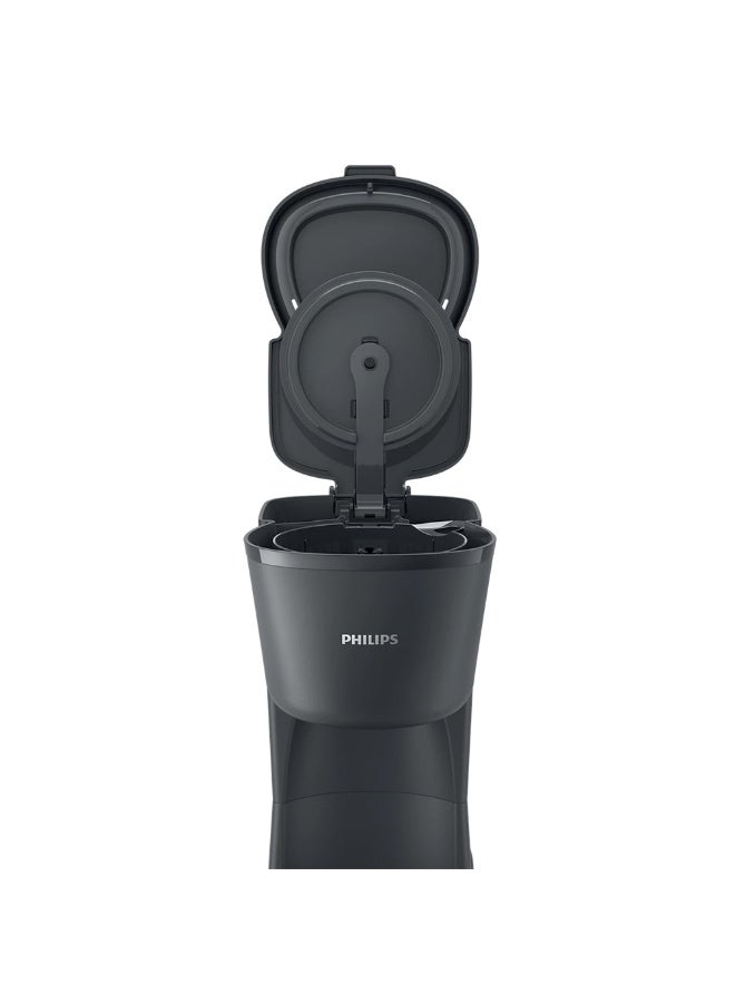 Philips 1000 Series Drip Coffee Maker With Up To 10 Cups Of Coffee,Keep Warm Mode For Long-Lasting Hot Coffee,Auto Shut-Off For Safety,Drip Stop To Pour 1.2 L 1000 W HD7430/90 Black - Image 2