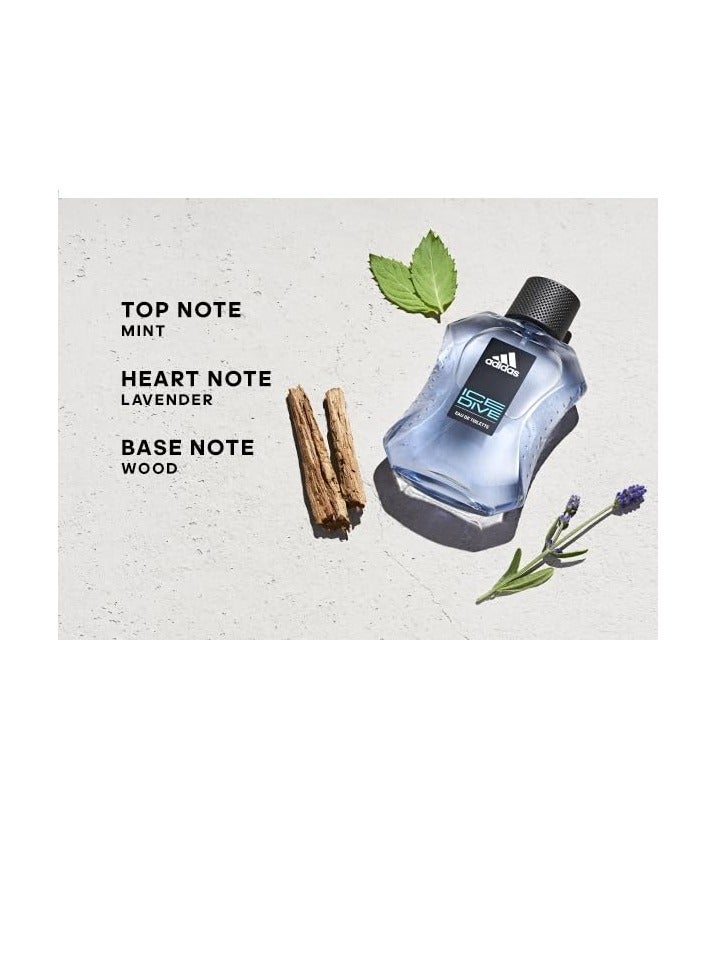 اديداس عطر جسم آيس دايف للرجال، 2.5 أونصة سائلة - Image 4
