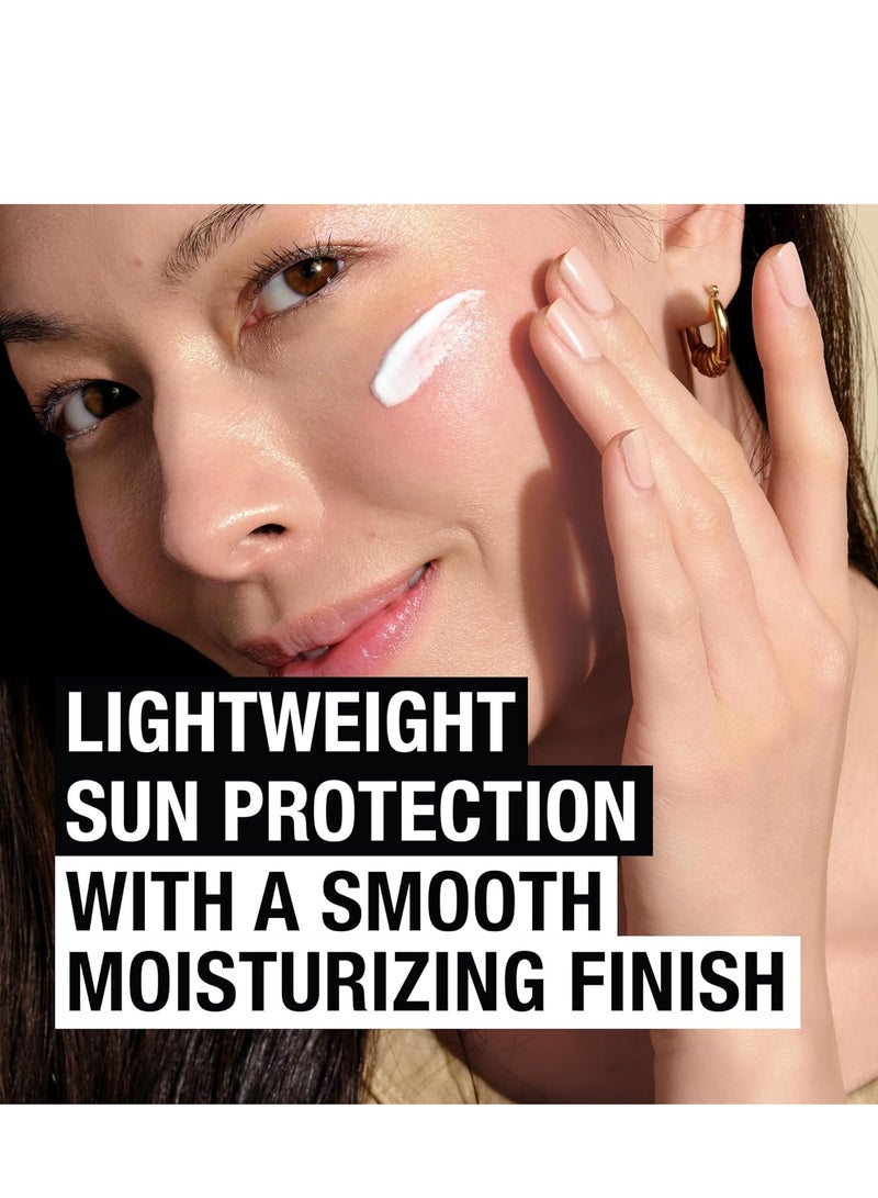 نيوتروجينا Ultra Sheer Moisturizing Face Serum with Vitamin E & SPF 60, All Day Facial Sunscreen Serum with Broad Spectrum UVA/UVB Protection, Fragrance-Free, Oxybenzone-Free, 1.7 oz 50 mlml - Image 3