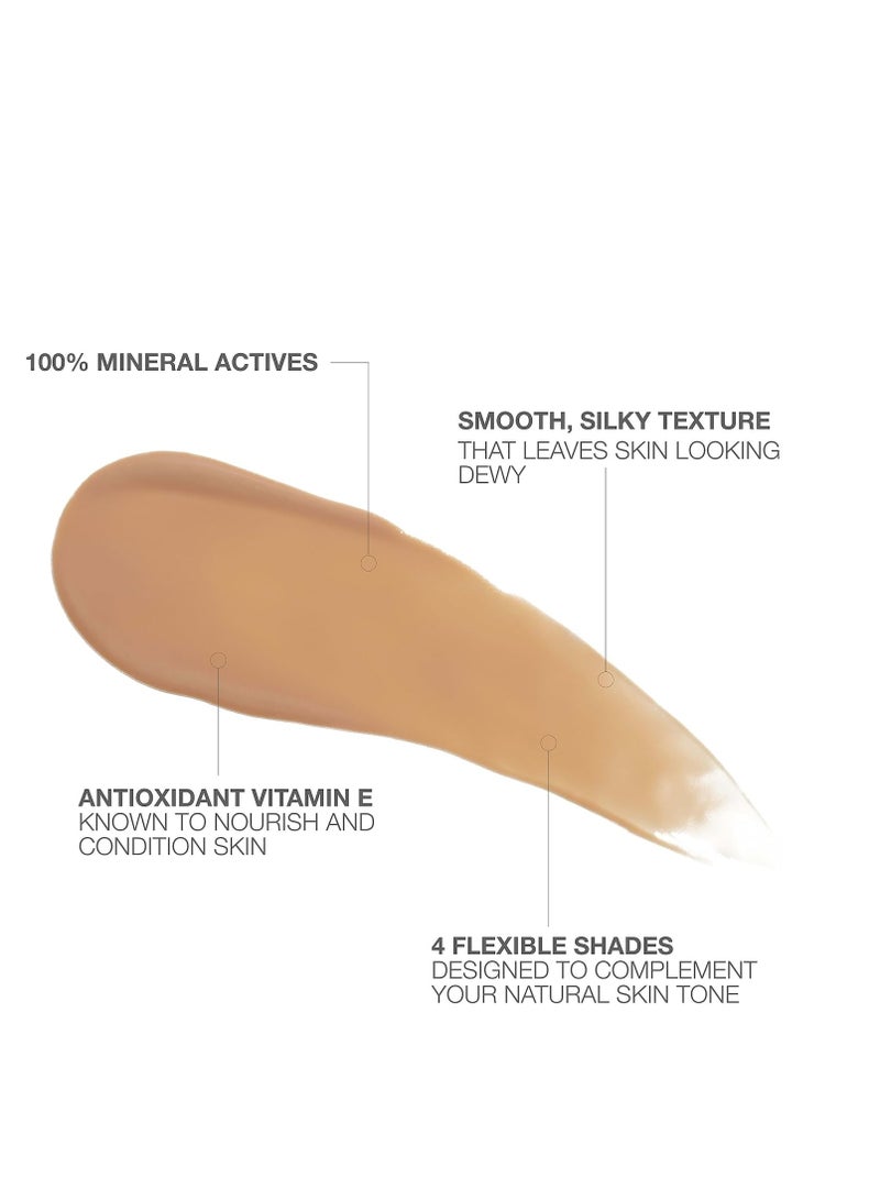 نيوتروجينا Purescreen+ Tinted Sunscreen for Face with SPF 30, Broad Spectrum Mineral Sunscreen with Zinc Oxide and Vitamin E, Water Resistant, Fragrance Free, Medium, 1.1 fl oz 32 mlml - Image 4