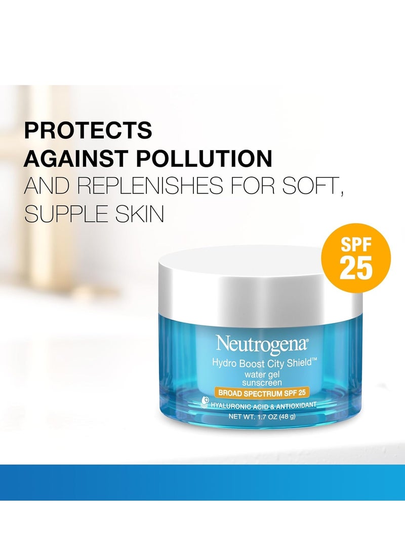 نيوتروجينا Hydro Boost Face Moisturizer With SPF 25, Hydrating Facial Sunscreen, Oil-Free and Non-Comedogenic Water Gel Face Lotion 1.7 ozounce - Image 4