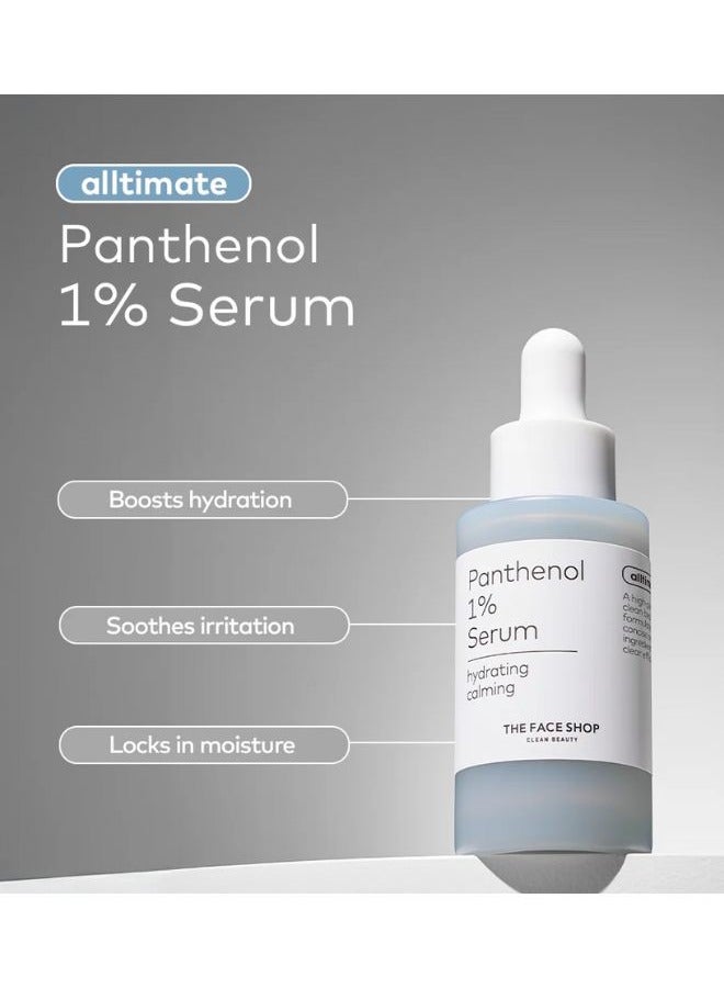 THE FACE SHOP - Alltimate Panthenol 1% Serum 30ml, Intense Hydration, Strengthens Skin Barier 30ml - Image 1