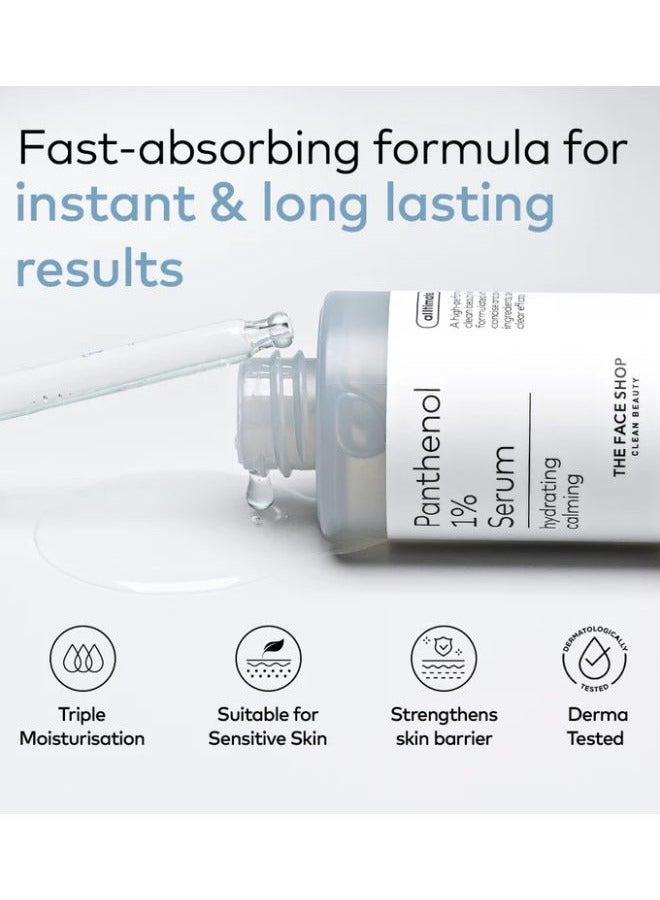 THE FACE SHOP - Alltimate Panthenol 1% Serum 30ml, Intense Hydration, Strengthens Skin Barier 30ml - Image 1