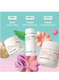innisfree Super Volcanic Pore Clay Mask, Korean Pore Clearing Clay Mask with Volcanic Clusters and AHA  - Image 2