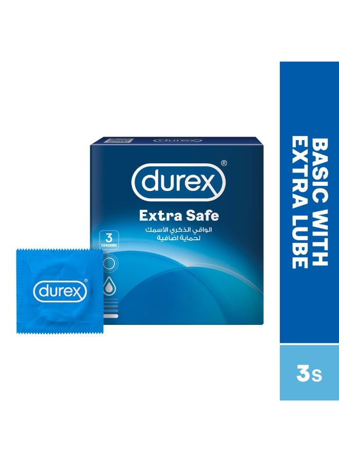 دوريكس عبوة واقي ذكري آمن إضافي مكونة من 3 قطع - Image 1