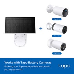 TP-LINK Tapo A201 Solar Panel for Tapo Battery Cameras with Non-Stop Power Supply, High-Efficiency Solar Cells, Flexible Installation, IP65 Weatherproofing, and Angle-Adjustable Mounting Bracket for Continuous Surveillance  - Image 4