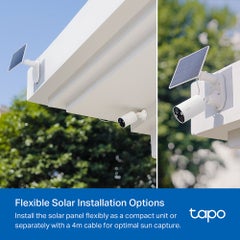 TP-LINK Tapo A201 Solar Panel for Tapo Battery Cameras with Non-Stop Power Supply, High-Efficiency Solar Cells, Flexible Installation, IP65 Weatherproofing, and Angle-Adjustable Mounting Bracket for Continuous Surveillance  - Image 5