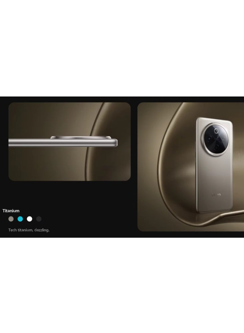 Vivo Y300 Pro 8GB+128GB Snapdragon 6 Gen1 5G 6.77 AMOLED 120Hz 80W 6500mAh Battery 50MP Camera NFC Google OriginOS4 Android14, Ocean Titanium with Google play Chinese version