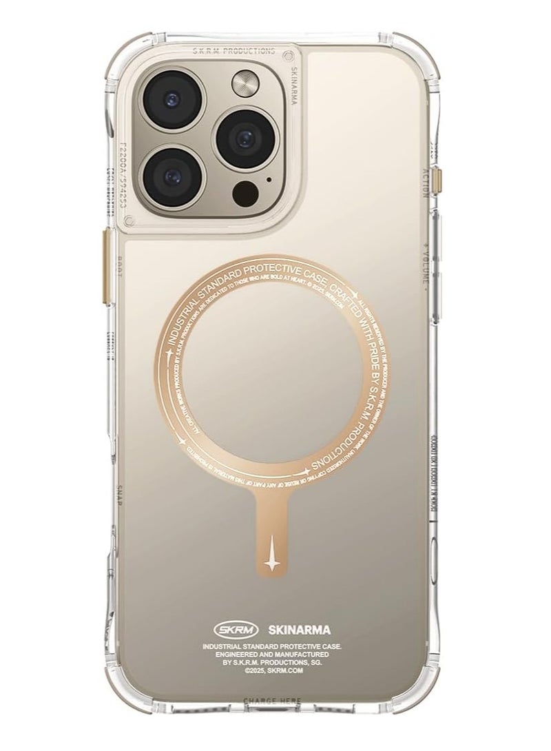 Skinarma SKRM Skinarma SAIDO PRIME Mag-Charge iPhone 16 Pro Gold  - Image 1