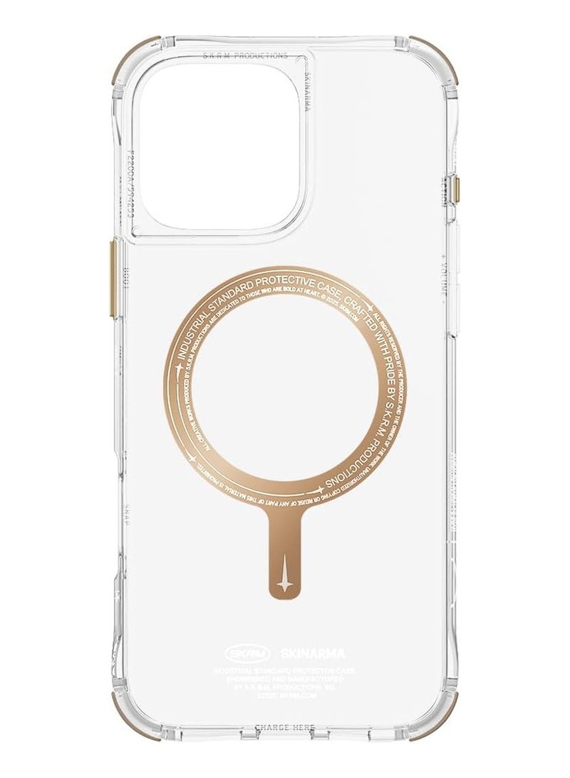 Skinarma SKRM Skinarma SAIDO PRIME Mag-Charge iPhone 16 Pro Gold  - Image 4