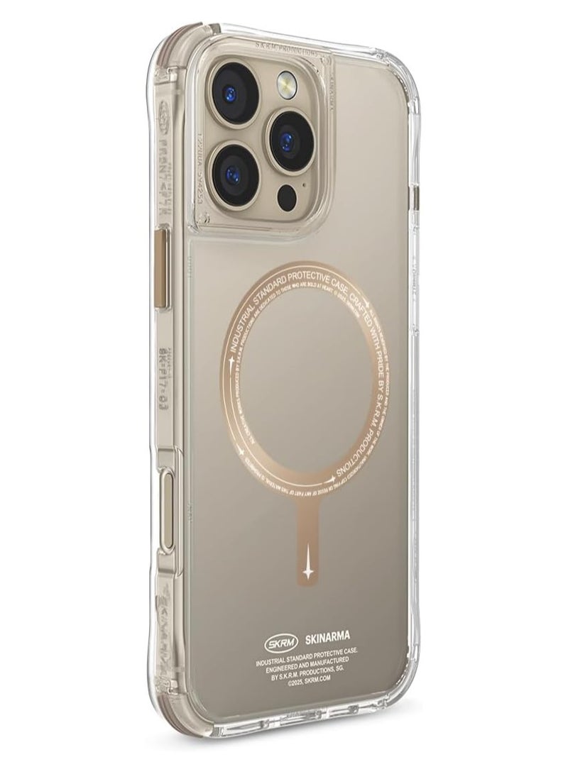 Skinarma SKRM Skinarma SAIDO PRIME Mag-Charge iPhone 16 Pro Gold  - Image 2