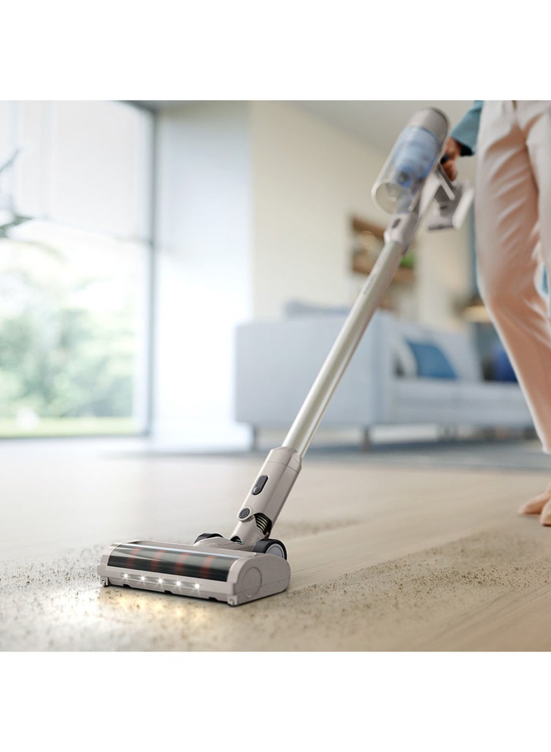Philips 2000 Series Cordless Stick Vacuum With Powercyclone Technology For High Dust Pick-Up,3-Stage Filtration System,Detachable 21.6 Volt Battery.Led Nozzle To Illuminates Tiny Dust Particles,Converts Into A Handheld Vacuum For Easy Manoeuverability 21.6 W XC2011/61 Blue  - Image 2