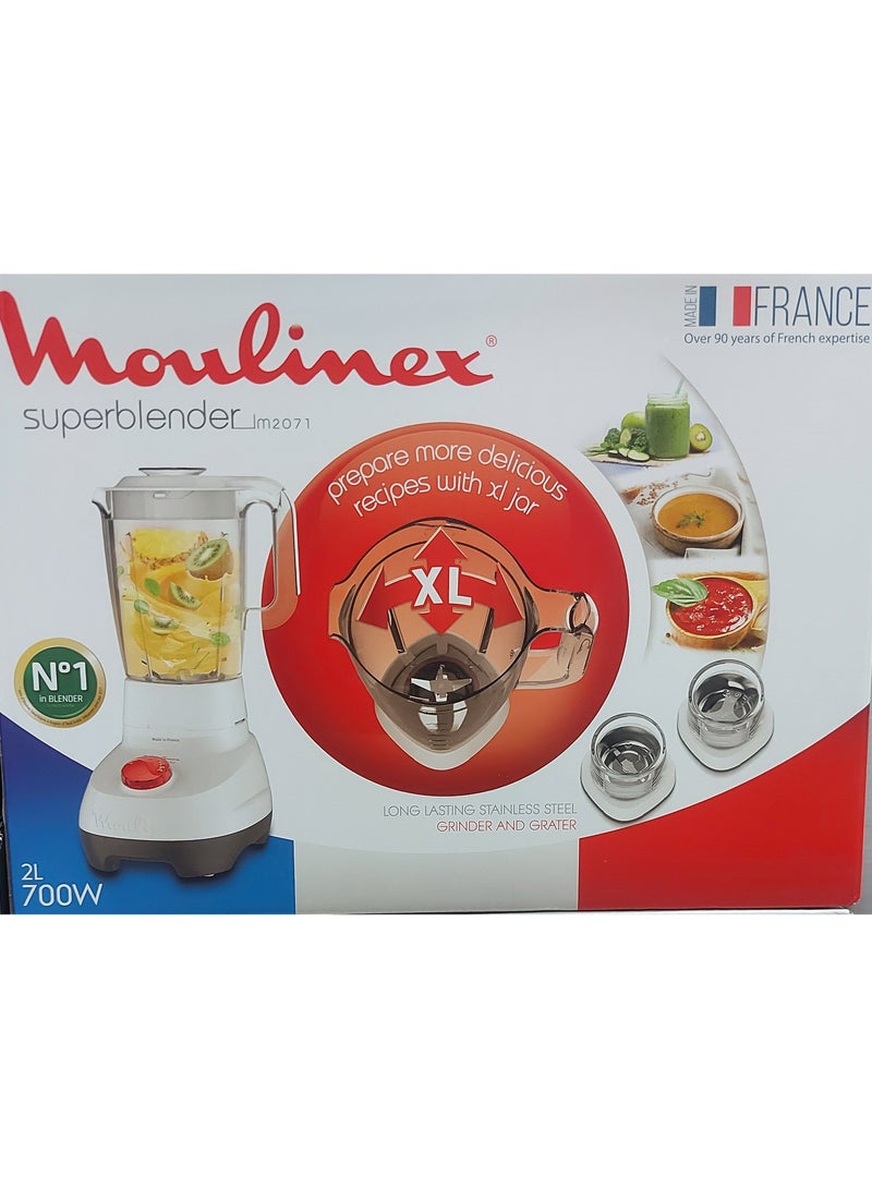 Moulinex - Superblender Food Blender XL 700 Watts 2L 2 L 700 W LM207128 Multicolor - Image 1