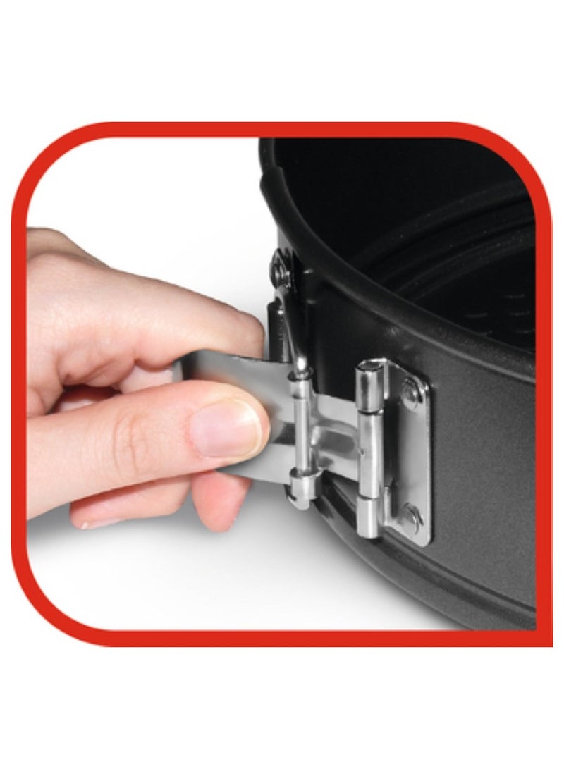 Tefal Easy Grip Savarin Springfoam Tin Dark Grey 25cm - Image 2