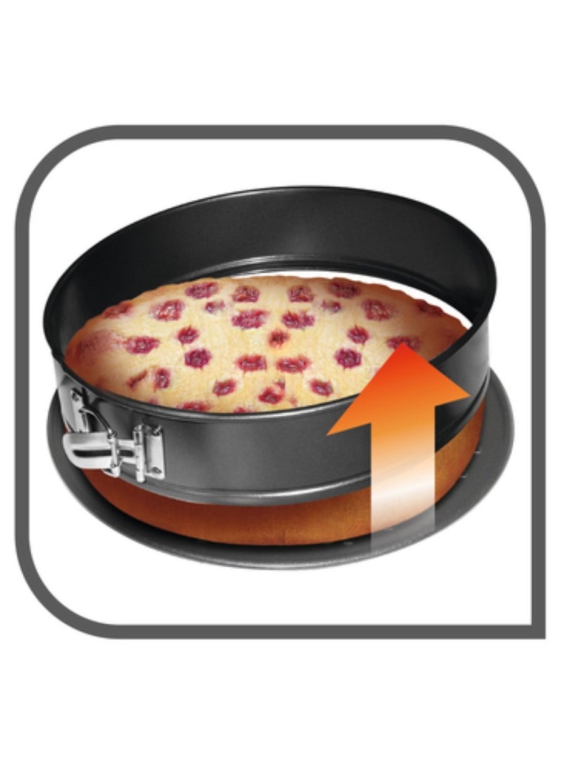 Tefal Easy Grip Savarin Springfoam Tin Dark Grey 25cm - Image 3