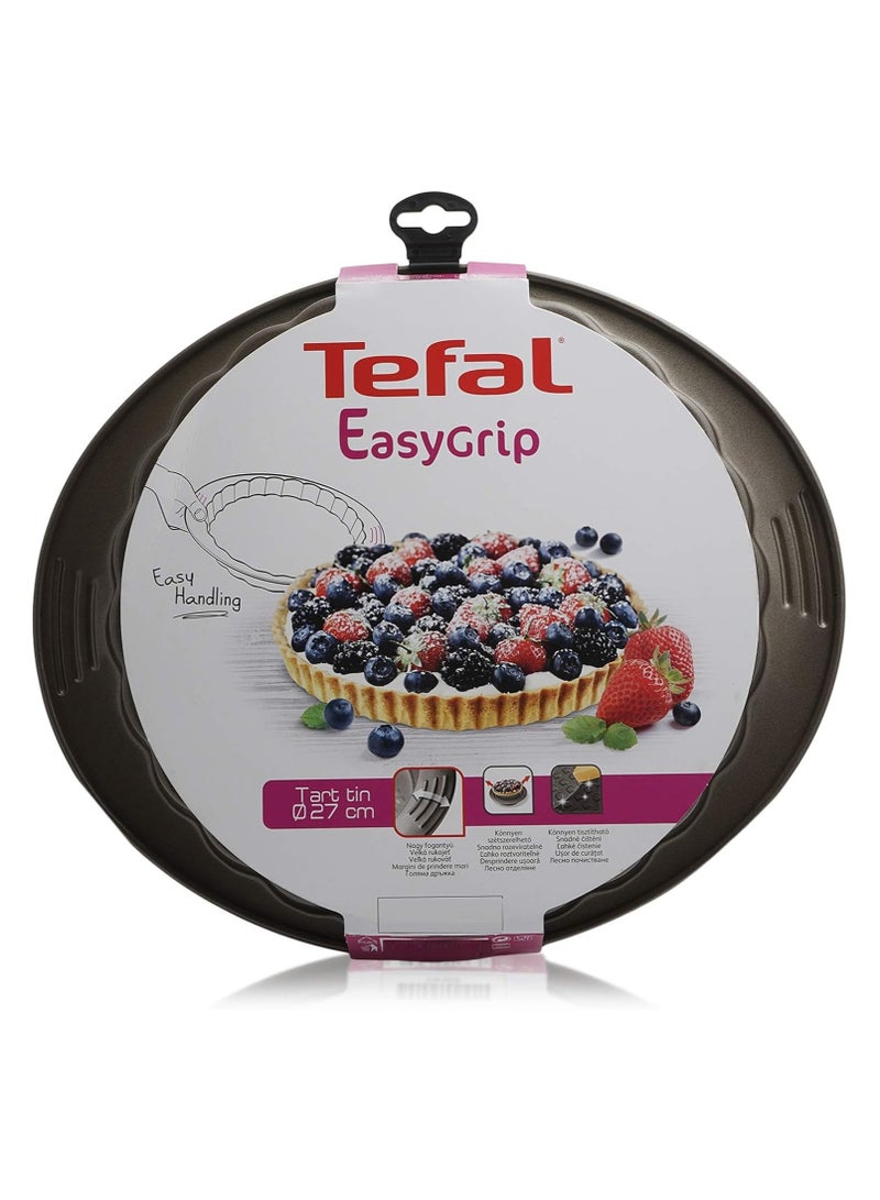 تيفال Easy Grip Tart Tin Dark Grey 27cm  - Image 1