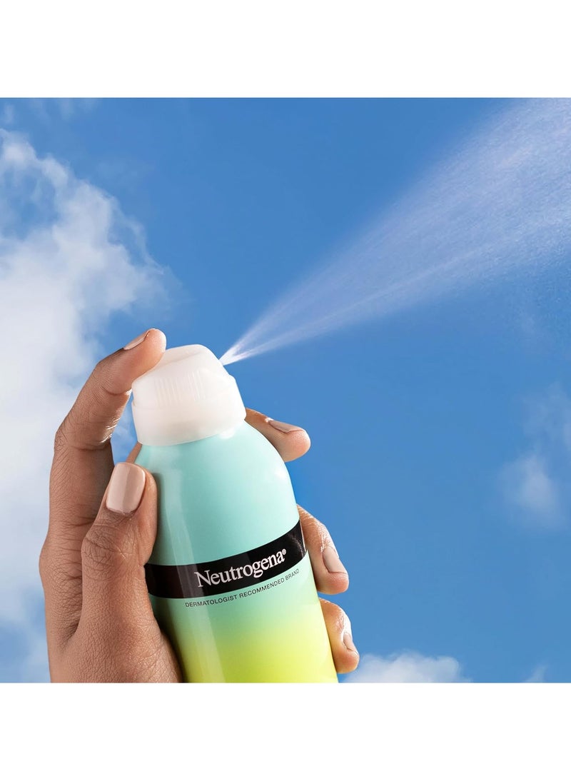 نيوتروجينا بخاخ إنقاذ الشمس بعد الشمس مع حمض الهيالورونيك، نباتي وخفيف الوزن 48-مرطب للبشرة والجسم، ترطيب غير مسد للمسام، 6.7 أونصة - Image 5