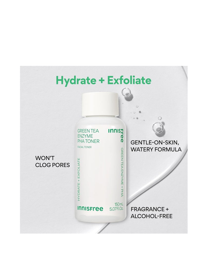 إنِّسفري Hydration Heroes with Green Tea, Routine Kit with Korean Skincare Serum, Cleanser, Toner, and Cream (Packaging May Vary)  - Image 4