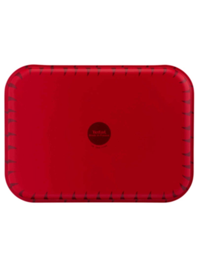 Tefal Tempo Flame Rectangular Oven Dish Red Multicolor 19x25cm  - Image 2