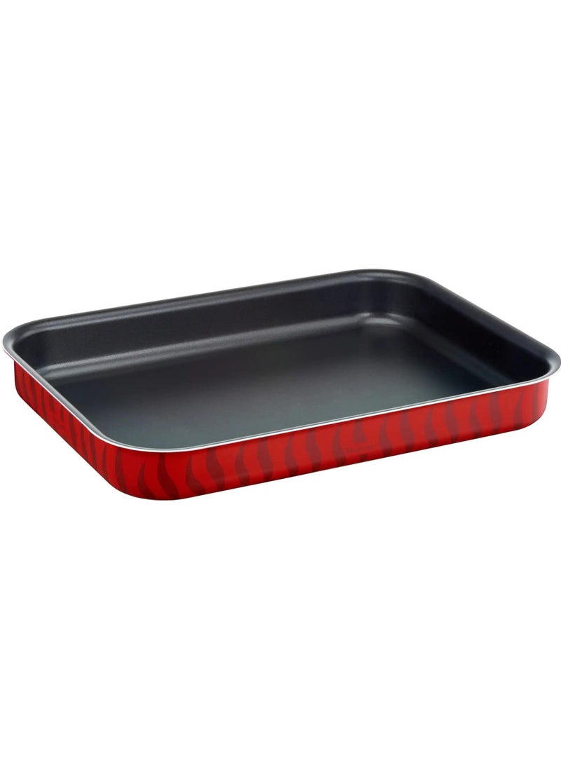 Tefal Tempo Flame Rectangular Oven Dish Red Multicolor 29x41cm  - Image 1