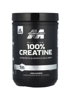 MuscleTech Platinum 100% Creatine Unflavored 14.11 oz (400 g)  - Image 1