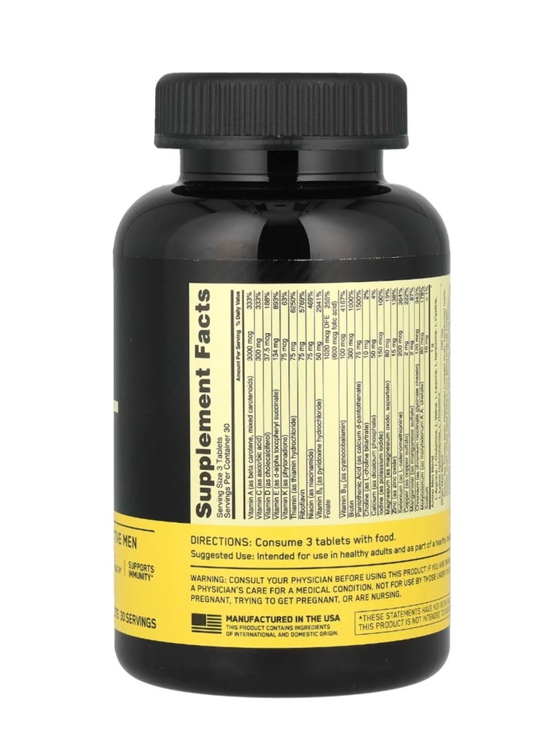 Optimum Nutrition Opti-Men Multivitamin For Active Men 90 Tablets  - Image 2