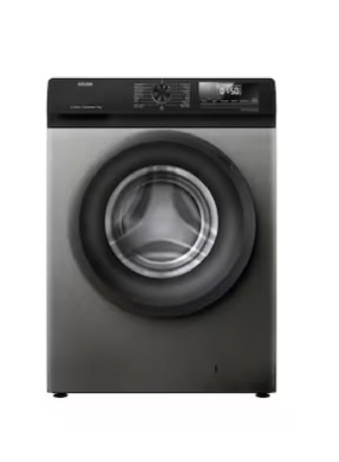 KELON - 8kg Front Load Washing Machine With Inverter Motor And Steam, 1200 RPM, 15 Programs, 5-Star Energy Saving 8 kg KWFQP8012T Titanium Grey - Image 1