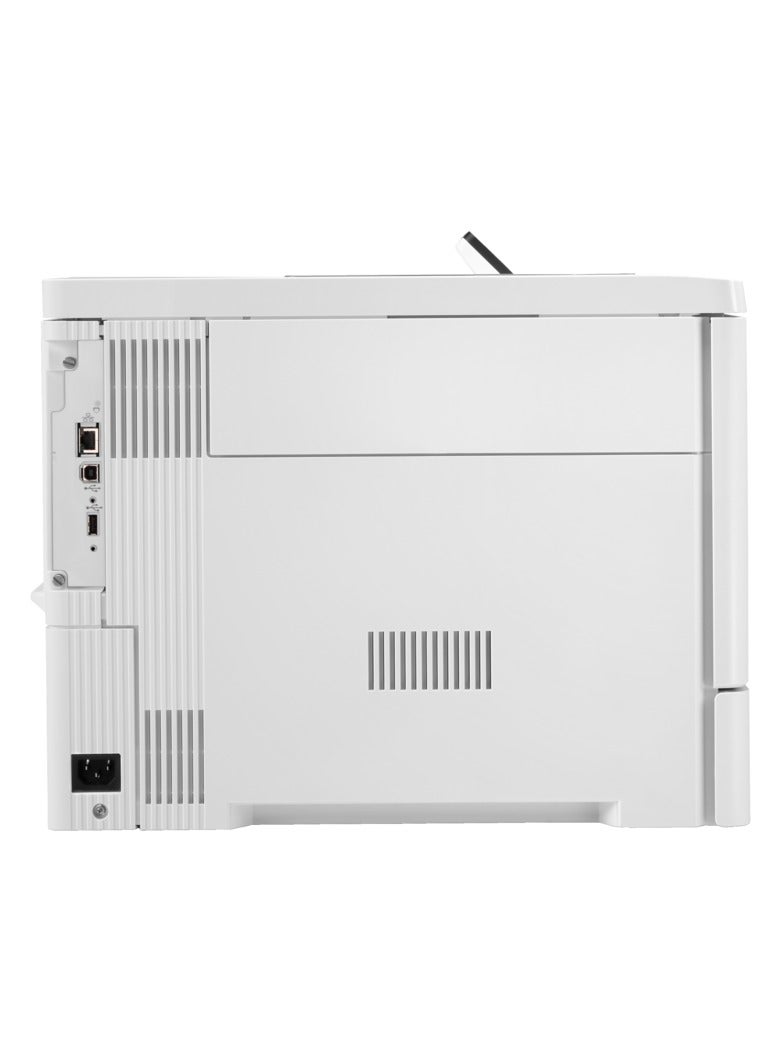 HP - Color LaserJet Enterprise M554dn Printer | High-Speed Printing | Professional-Quality Output | Advanced Security | Eco-Friendly Design White - Image 1