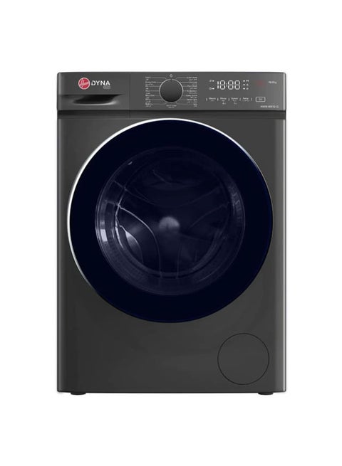 8Kg Freestanding Front Load Washing Machine, Inverter Motor, 1200 RPM, 15 Programs, Knob & Touch Control Panel HWM-M812-G Grey