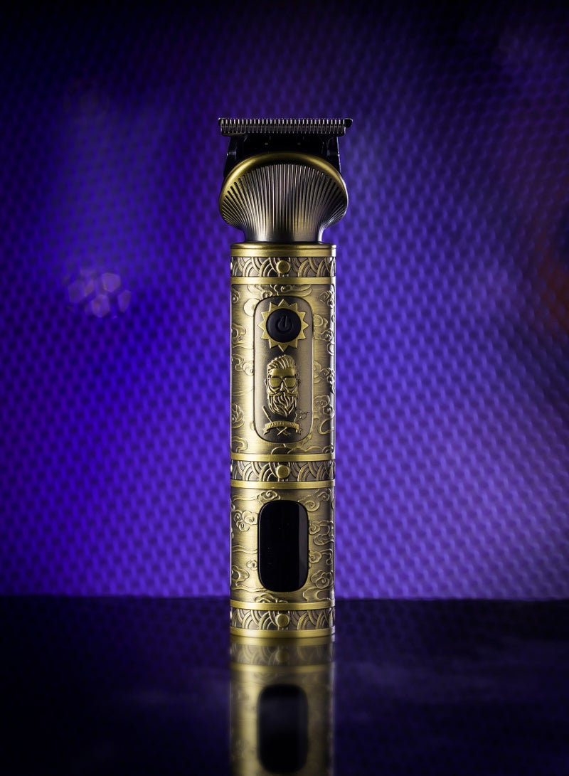 KRYPTON - 10-IN-1 Grooming Set- KNTR5292 With 5 Interchangeable Heads and Comb Attachments, Quick Charge Function Works for 3-15 Minutes, Works 160-180 Minutes Continuously on Full Charge - Metallic Gold Metallic gold - Image 1