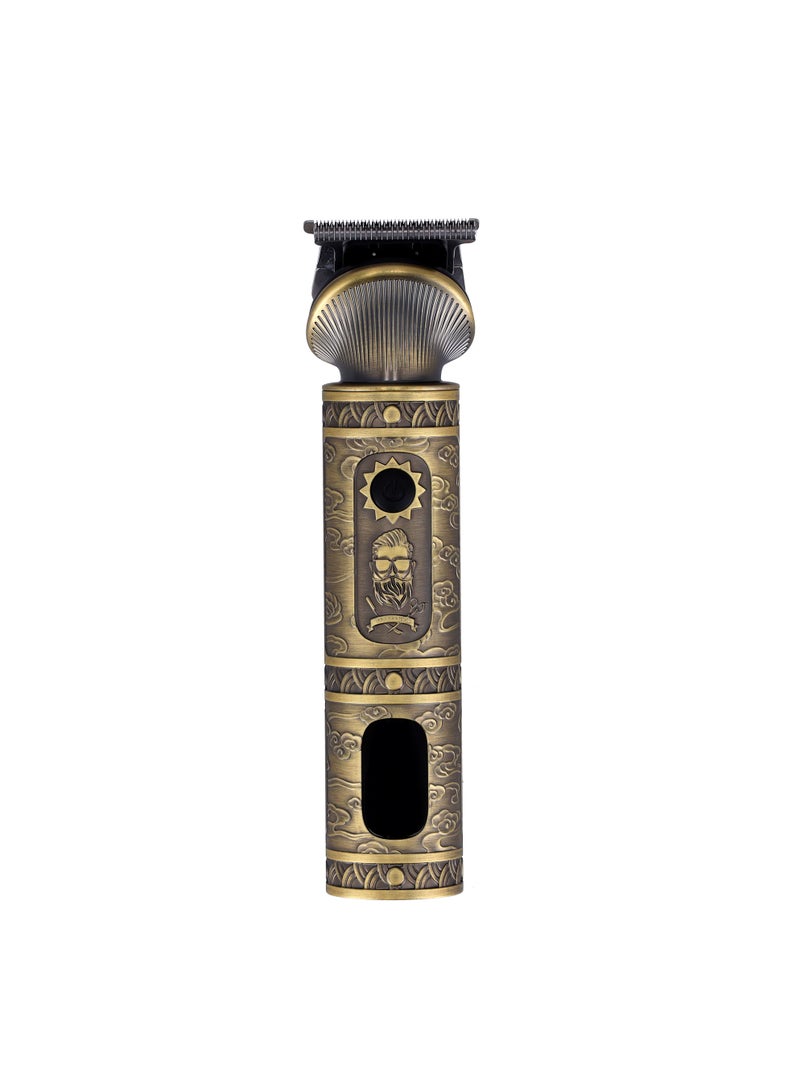 KRYPTON - 10-IN-1 Grooming Set- KNTR5292 With 5 Interchangeable Heads and Comb Attachments, Quick Charge Function Works for 3-15 Minutes, Works 160-180 Minutes Continuously on Full Charge - Metallic Gold Metallic gold - Image 1