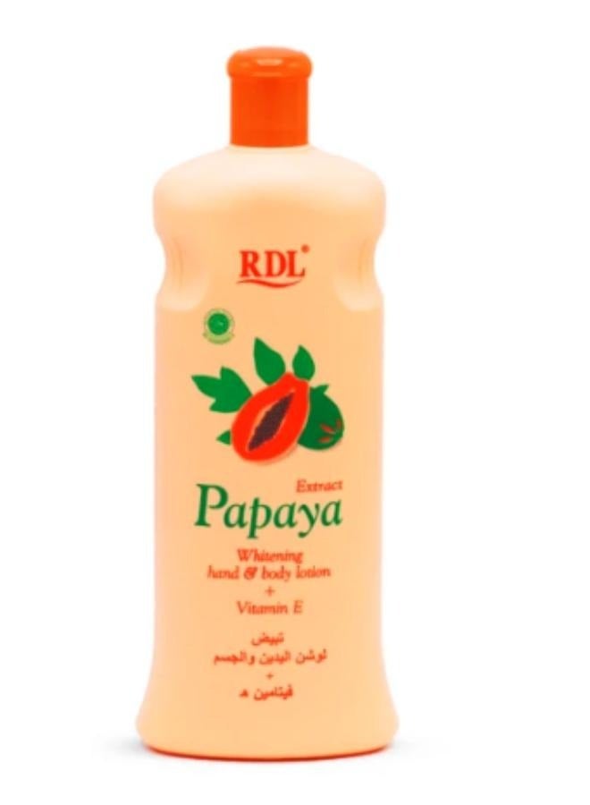 ار دي ال قطعتان من لوشن تبييض الجسم مع مستخلص البابايا - Image 2