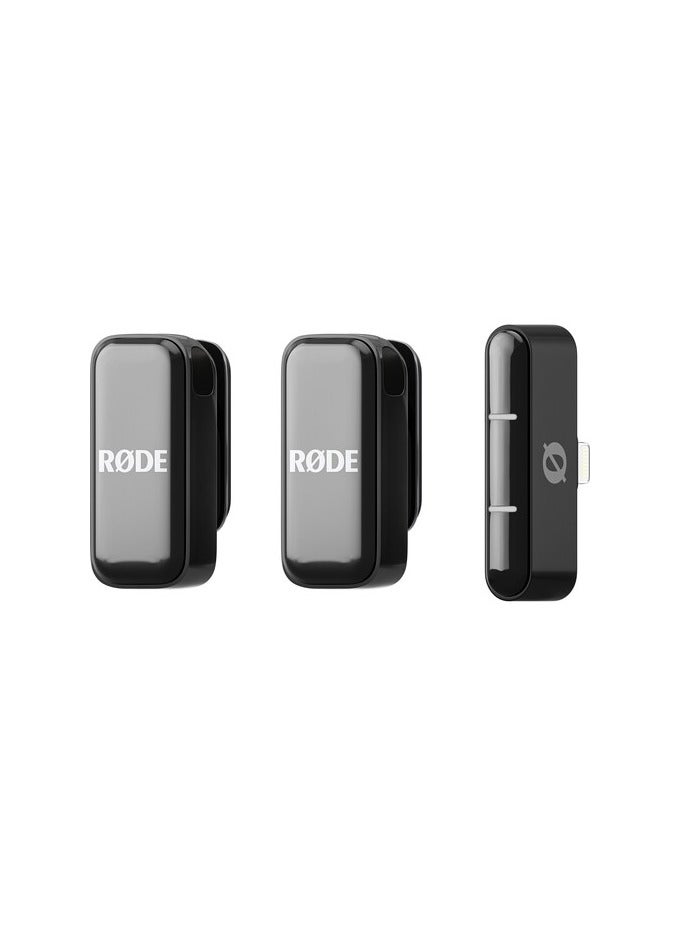 رود نظام ميكروفون لاسلكي فائق الصغر لشخصين مع موصل USB-C (2.4 جيجاهرتز)