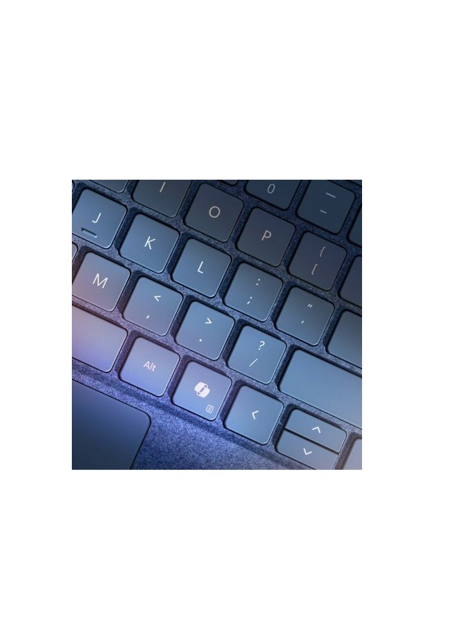 Microsoft - Surface Pro Signature Keyboard with Slim Pen sapphire English, for Surface Pro (11th Edition) compatibility with Surface Pro 10 for Business, Pro 9, & 8 SAPPHIRE - Image 1