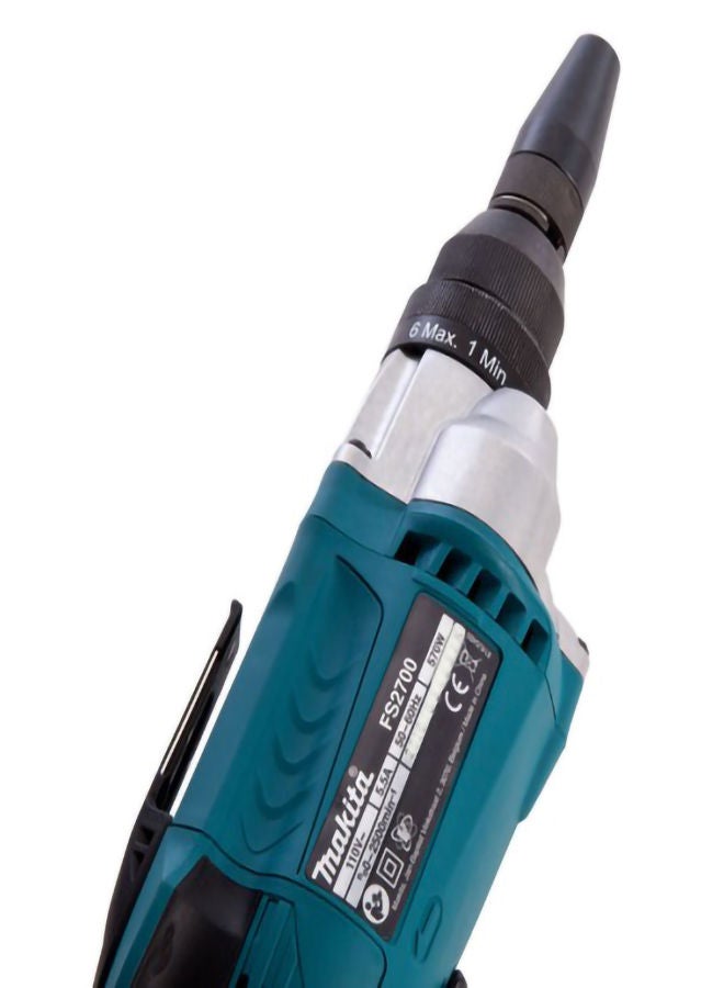 ماكيتا Makita FS2700 Screw Gun, Hexagon Drive 1/4″, 570W, 0~2500rpm, 1.8kg Green  - Image 3