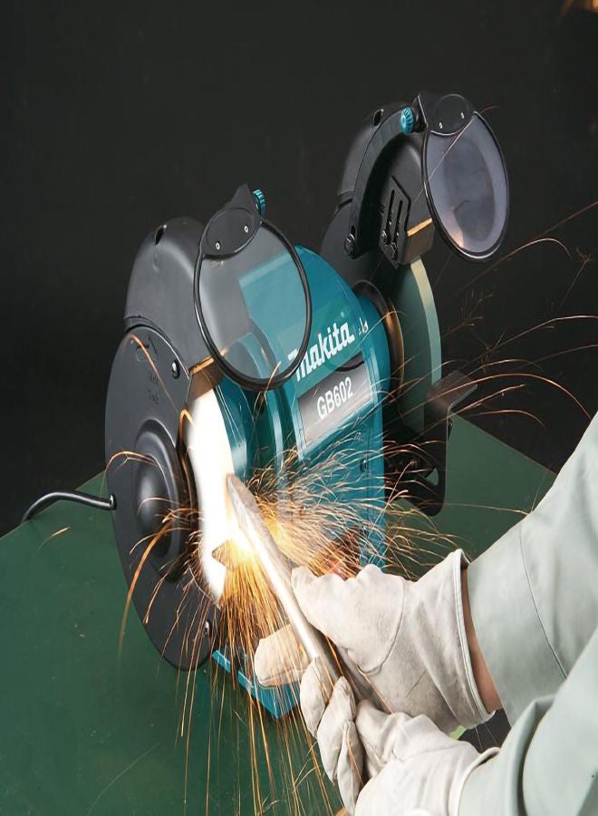 Makita GB602 Bench Grinder Machine 150mm (6 inch), 250W, 2850 rpm, 9.2 kg Green - Image 4