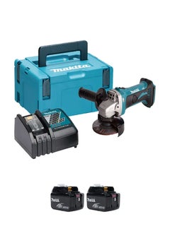 Makita DGA452RTJ Cordless Grinder Machine, Slide Switch, 4-1/2 inch, 18V, 2.0kg Green