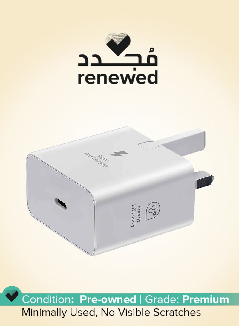 Samsung Renewed - 25W Travel Adapter White - Image 1