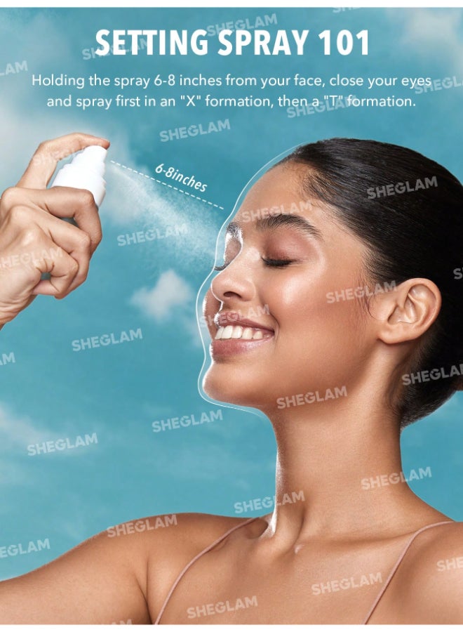 SHEGLAM Press RefreSetting Spray Blue  - Image 3